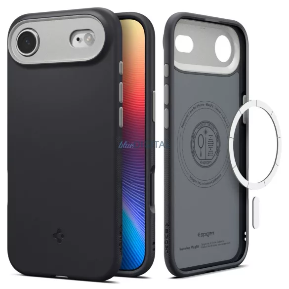 SPIGEN tok NANO POP MAG kompatibilis MagSafe az IPHONE 17 Air fekete