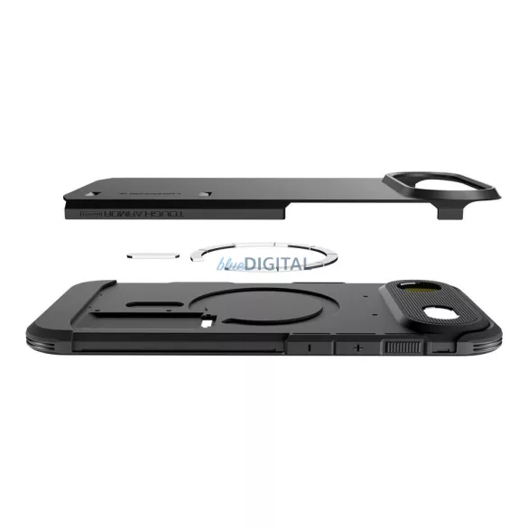 SPIGEN tok TOUGH ARMOR MAG kompatibilis a MagSafe készülékkel az IPHONE 17 Air készülékhez fekete