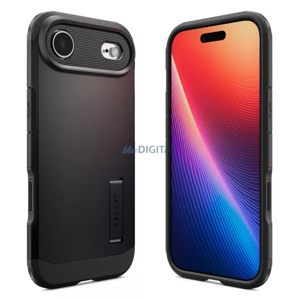 SPIGEN tok TOUGH ARMOR MAG kompatibilis a MagSafe készülékkel az IPHONE 17 Air készülékhez fekete