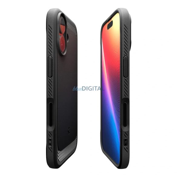 SPIGEN tok RUGGED ARMOR MAG kompatibilis MagSafe az IPHONE 17-hez, matt fekete