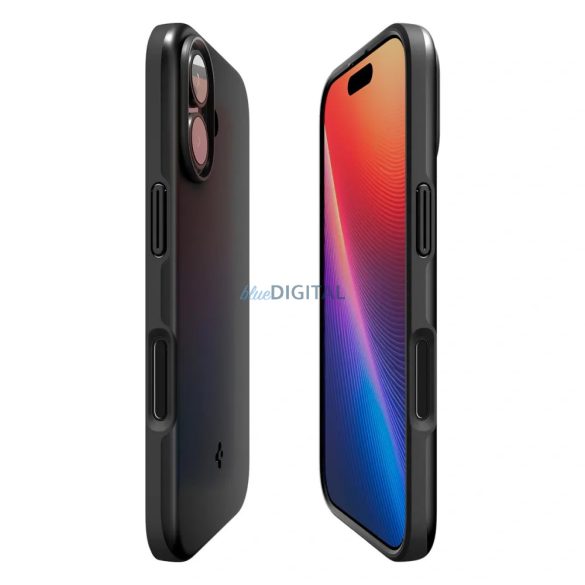 SPIGEN tok THIN FIT MAG kompatibilis a MagSafe készülékkel IPHONE 17 fekete