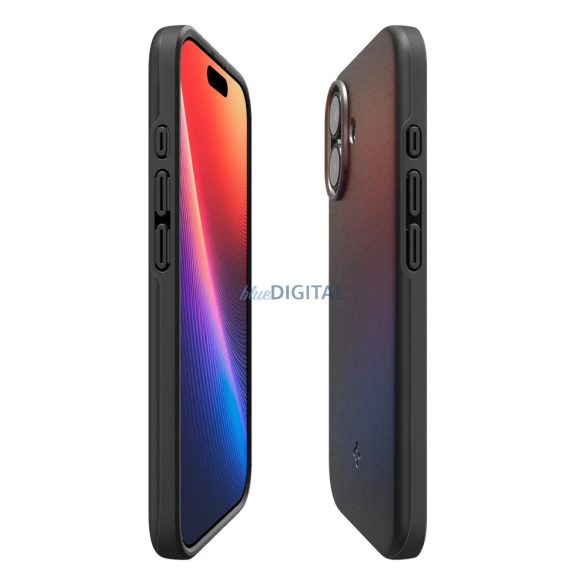 SPIGEN tok THIN FIT MAG kompatibilis a MagSafe készülékkel IPHONE 17 fekete