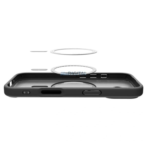 SPIGEN tok ULTRA HYBRID MAG kompatibilis a MagSafe készülékkel IPHONE 17 fagy fekete