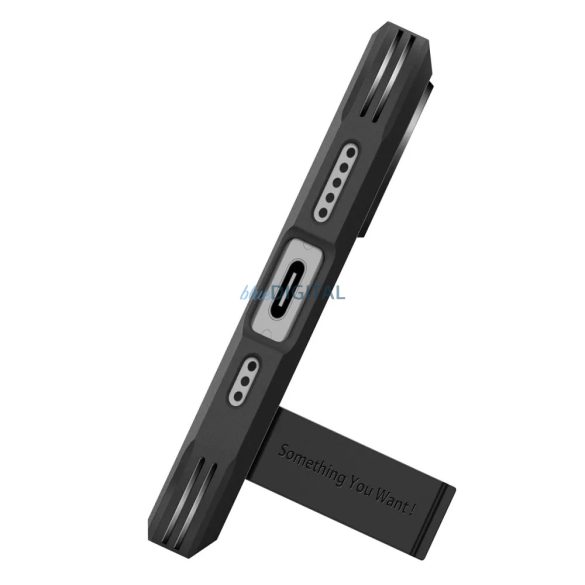 SPIGEN tok TOUGH ARMOR MAG kompatibilis a MagSafe készülékkel IPHONE 17 fekete