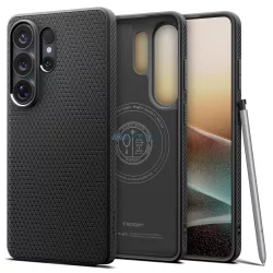   SPIGEN LIQUID AIR MAG tok, MagSafe-kompatibilis, SAMSUNG S26 Ultra készülékhez, matt fekete