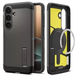   SPIGEN TOUGH ARMOR tok, MagSafe-kompatibilis, SAMSUNG S26, gunmetal színben