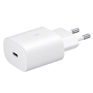 Eredeti fali töltő Samsung Galaxy Fast Charger EP-TA800XWEGWW USB Type-c 2A 25W fehér