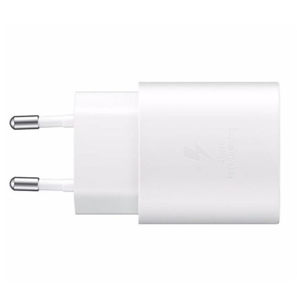 Eredeti fali töltő Samsung Galaxy Fast Charger EP-TA800XWEGWW USB Type-c 2A 25W fehér