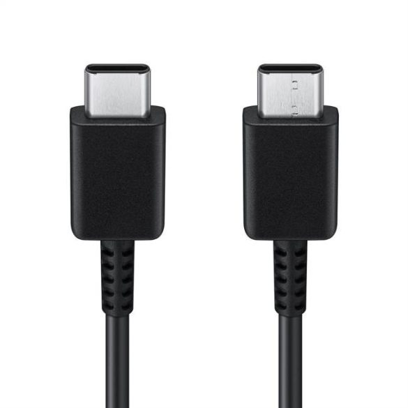 Eredeti adatkábel - SAMSUNG EP-DA705BBEGWW (Galaxy A70) USB C - USB Type-c fekete buborékfólia