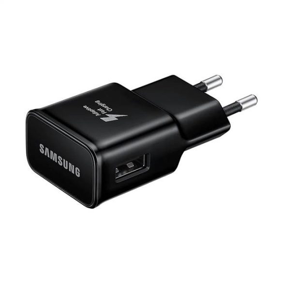 Eredeti fali töltő Samsung Galaxy gyorstöltő EP-TA20EBECGWW 2A USB Type-c fekete bliszter