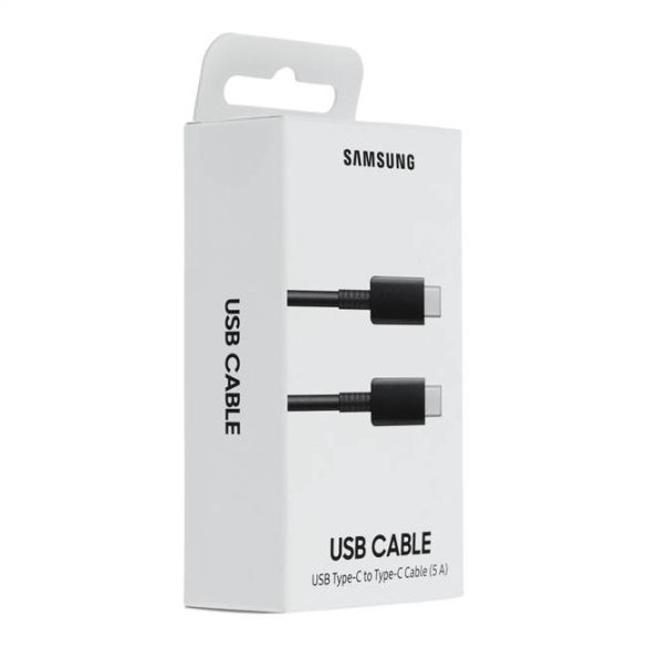 Eredeti adatkábel - Samsung Galaxy EP-DN975BBEGWW USB C - USB Type-c 5A fekete bliszter