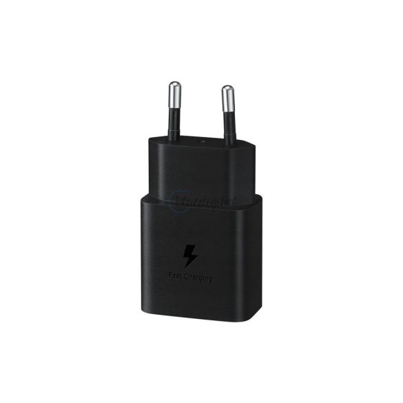 Eredeti fali töltő Samsung gyors töltő EP-T1510XBEGEU USB TYP C 2A 15W fekete BLISTER