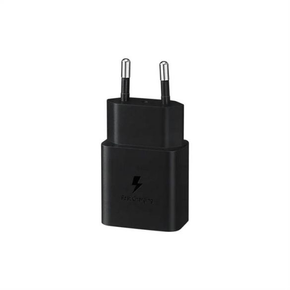 Eredeti Samsung Fast Charger EP-T1510NBEGEU (csak fej) 15W fekete buborék