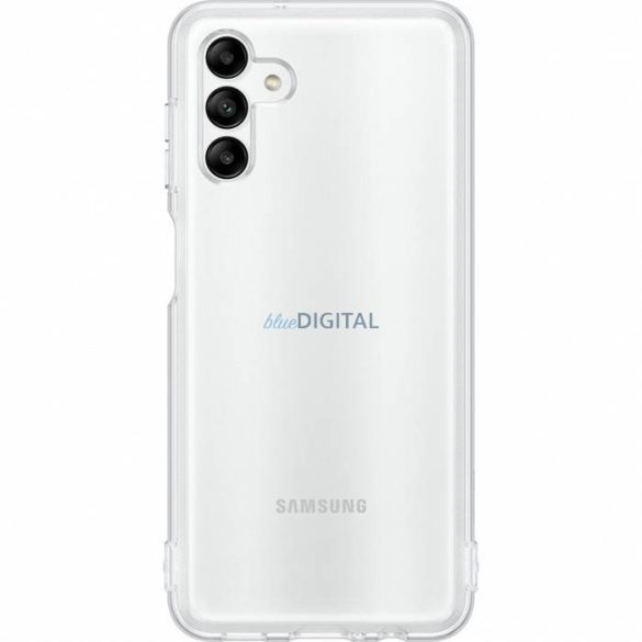 Eredeti puha átlátszó tok EF-QA038TBEGEU Samsung Galaxy A04s átlátszó buborékfólia