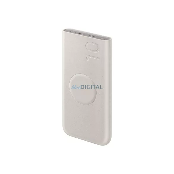 Samsung külső akkumulátor, szupergyors töltő, 25 W, 10 000 mAh, EB-U2510XUEGEU, bézs színű, buborékcsomagolásban
