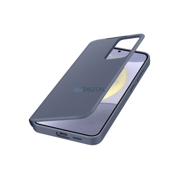 Eredeti Smart View tok pénztárcával EF-ZS926CVEGWWW Samsung Galaxy S24+ lila 