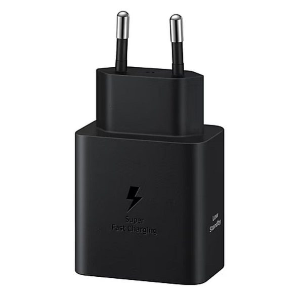 Samsung Galaxy EP-T4511XBEGEU gyári hálózati töltő 1xUSB-C csatlakozással és Type-C - Type-C kábellel PD 3A 45W - fekete