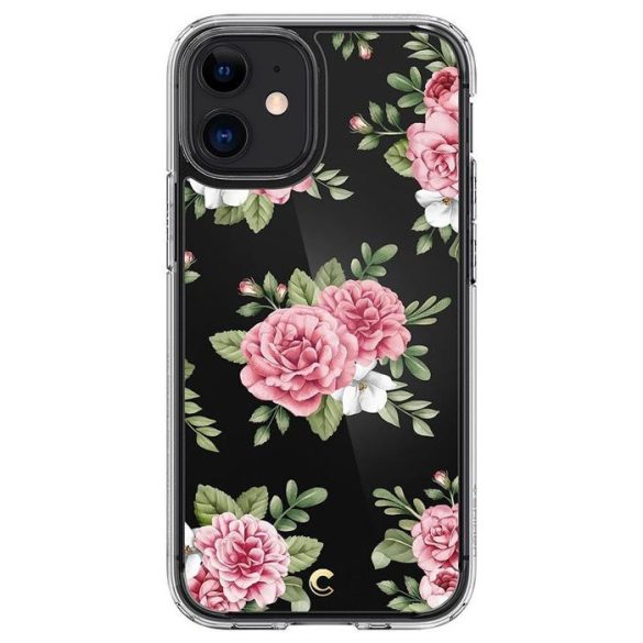 SPIGEN Cyrill Cecile iPhone 12 MINI rózsaszín virágos telefontok