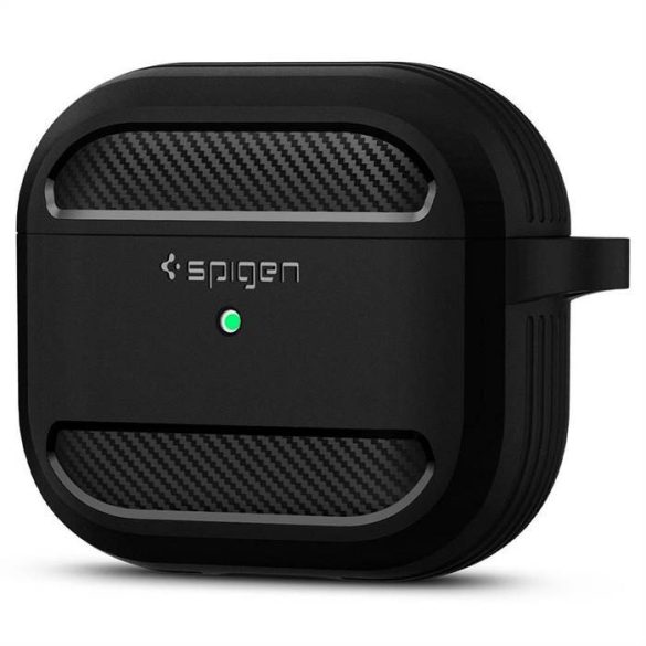 Spigen Rugged Armor for Airpods 3 2021 Matt fekete tok