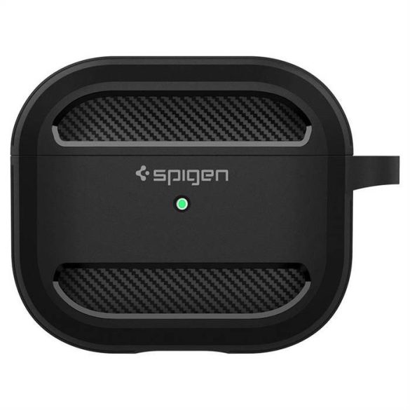 Spigen Rugged Armor for Airpods 3 2021 Matt fekete tok