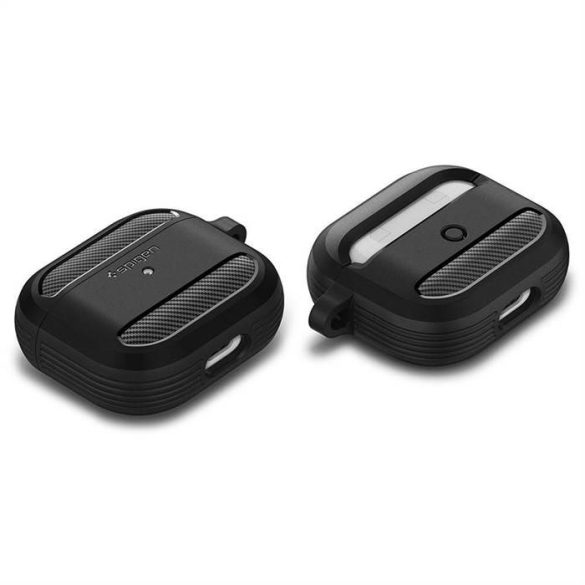 Spigen Rugged Armor for Airpods 3 2021 Matt fekete tok