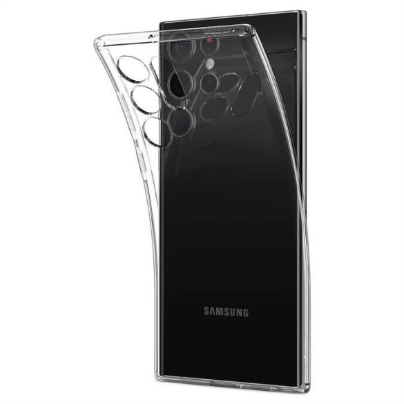 Spigen Liquid kristály tok Samsung S22  Ultra átlátszó