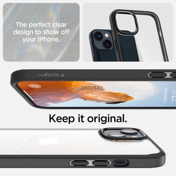 SPIGEN Ultra hibrid tok IPHONE 14 PLUS matt fekete