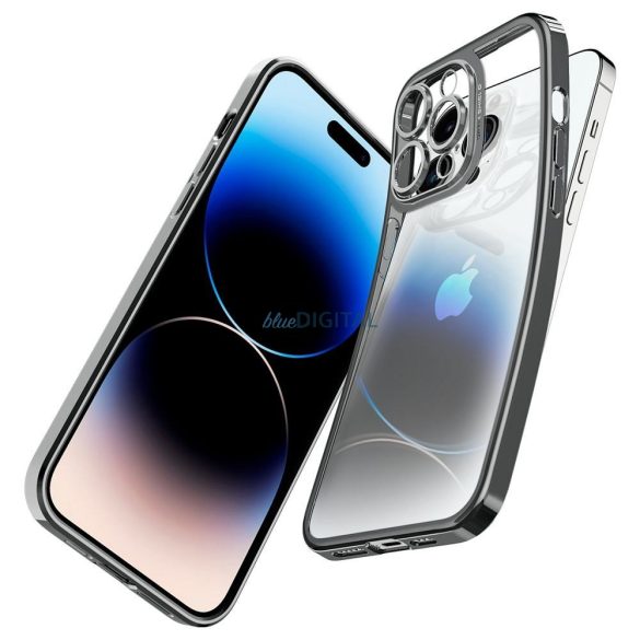 SPIGEN Optik Crystal IPHONE 14 PRO króm szürke