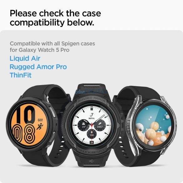 Edzett üveg SPIGEN GLAS.TR "EZ-FIT" 2-PACK SAMSUNG Galaxy Watch 5 PRO ( 45 MM )