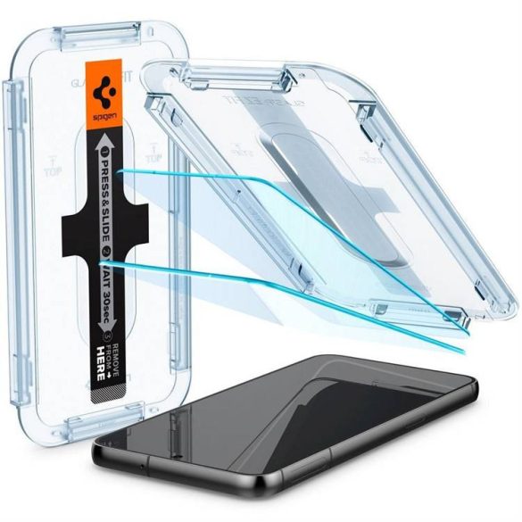 SPIGEN GLAS.TR "EZ FIT" 2-es csomag Samsung Galaxy S23 PLUS átlátszó EDZETT ÜVEG KIJELZŐVÉDŐ FÓLIA