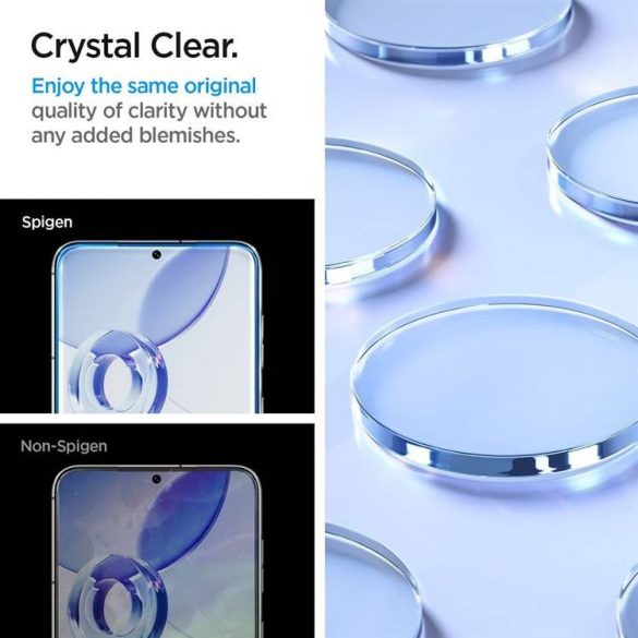 SPIGEN GLAS.TR "EZ FIT" 2-es csomag Samsung Galaxy S23 PLUS átlátszó EDZETT ÜVEG KIJELZŐVÉDŐ FÓLIA