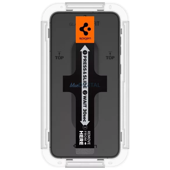 SPIGEN GLAS.TR "EZ FIT" 2-es csomag Samsung Galaxy S23 átlátszó EDZETT ÜVEG KIJELZŐVÉDŐ FÓLIA
