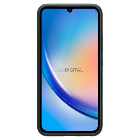 SPIGEN Liquid Air Samsung A34 5G sötétzöld tok