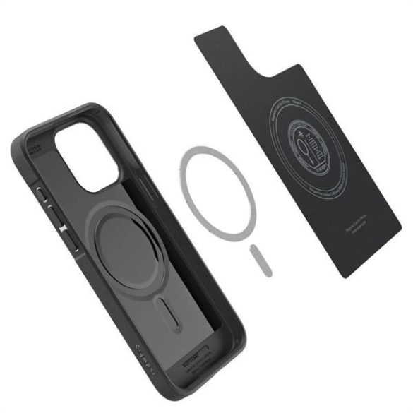 SPIGEN Core Armor MAG Magsafe kompatibilis iPhone 15 PRO MAX matt fekete tok