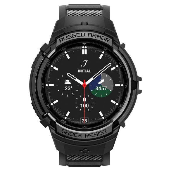 SPIGEN Rugged Armor "PRO" tok SAMSUNG Galaxy Watch 6 Classic (43 MM) matt fekete