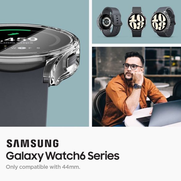 SPIGEN Ultra hibrid tok SAMSUNG Galaxy Watch 6 (44 MM) átlátszó