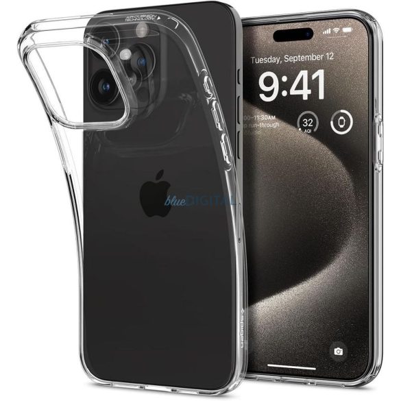 SPIGEN Liquid Crystal tok iPhone 15 PRO MAX átlátszó