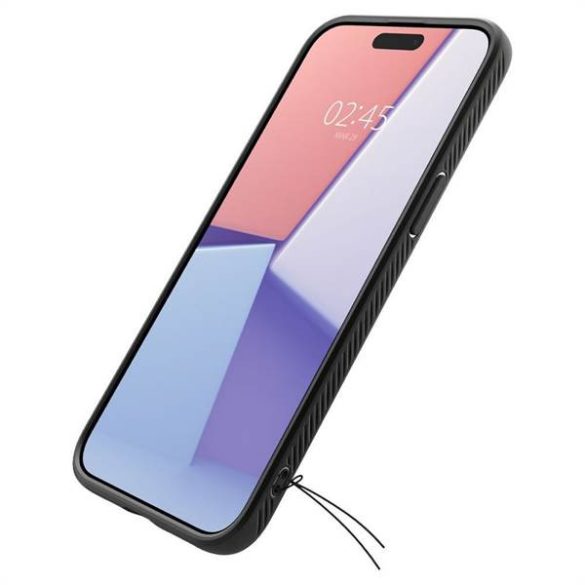 SPIGEN Liquid Air tok iPhone 15 PRO MAX matt fekete