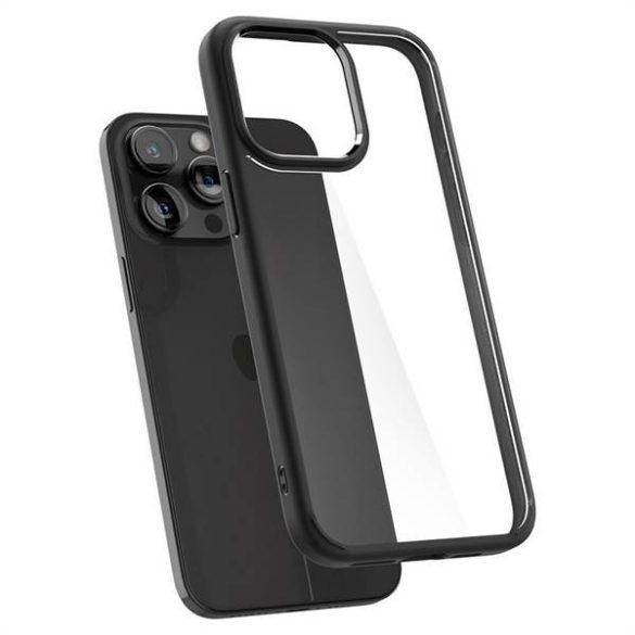 SPIGEN Ultra hibrid iPhone 15 PRO MAX matt fekete tok