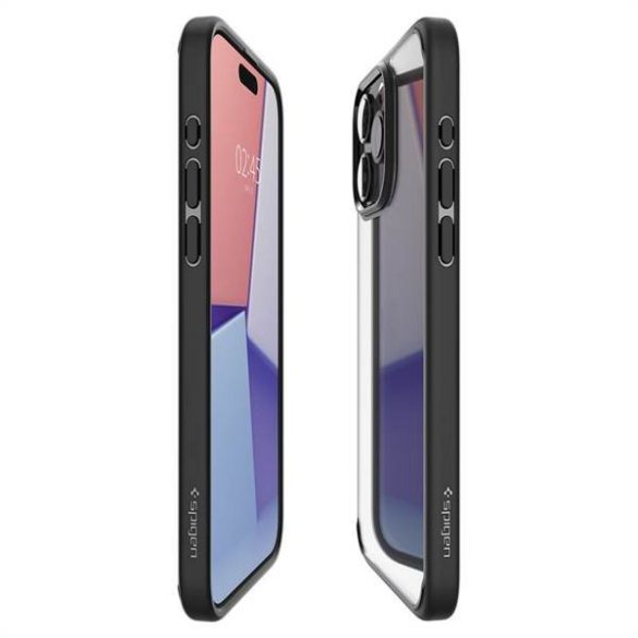 SPIGEN Ultra hibrid iPhone 15 PRO MAX matt fekete tok