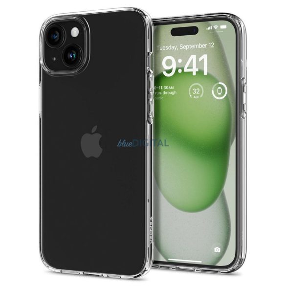 SPIGEN Liquid Crystal tok iPhone 15 PLUS átlátszó