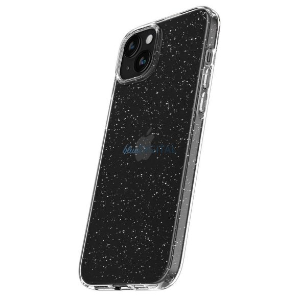 SPIGEN Liquid Crystal tok iPhone 15 PLUS csillogó kristály