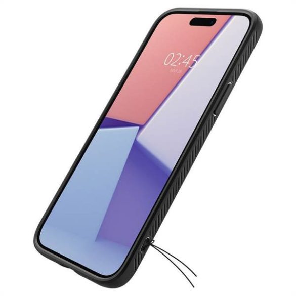 SPIGEN Liquid Air tok iPhone 15 PLUS matt fekete