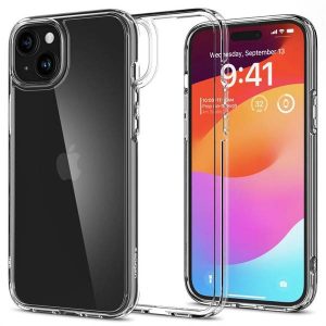 SPIGEN Ultra hibrid iPhone 15 PLUS átlátszó tok