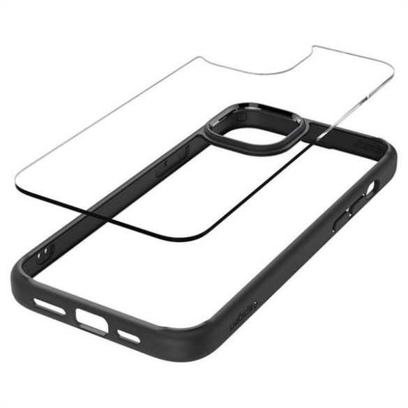 SPIGEN Ultra hibrid iPhone 15 PLUS matt fekete tok