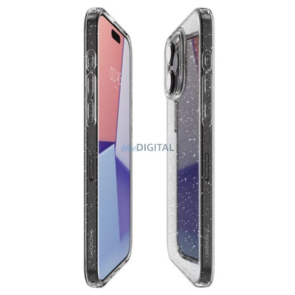 SPIGEN Liquid Crystal tok iPhone 15 PRO csillogó kristály