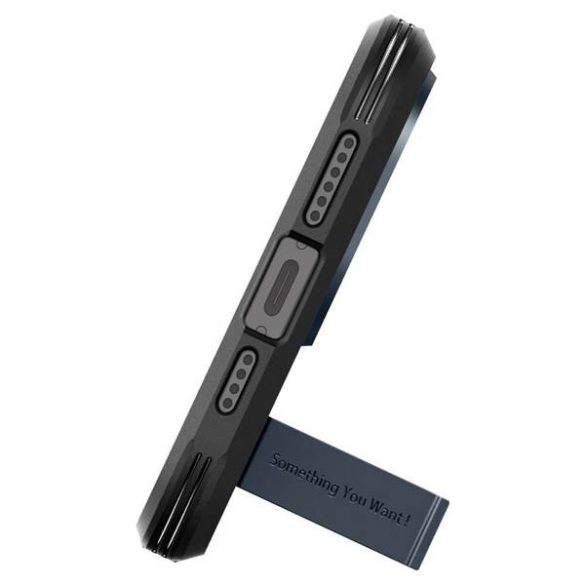 SPIGEN Tough Armor MAG MagSafe kompatibilis IPHONE 15 PRO fémlapkával tok