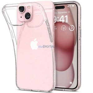 SPIGEN Liquid Crystal tok iPhone 15 csillogó kristály