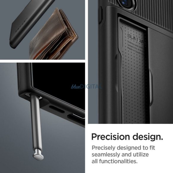 Spigen Slim Armor tok SAMSUNG S24 Ultra fekete