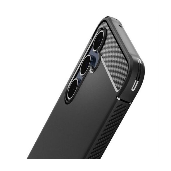 Spigen Rugged Armor tok Samsung Galaxy A55 5G - matt fekete